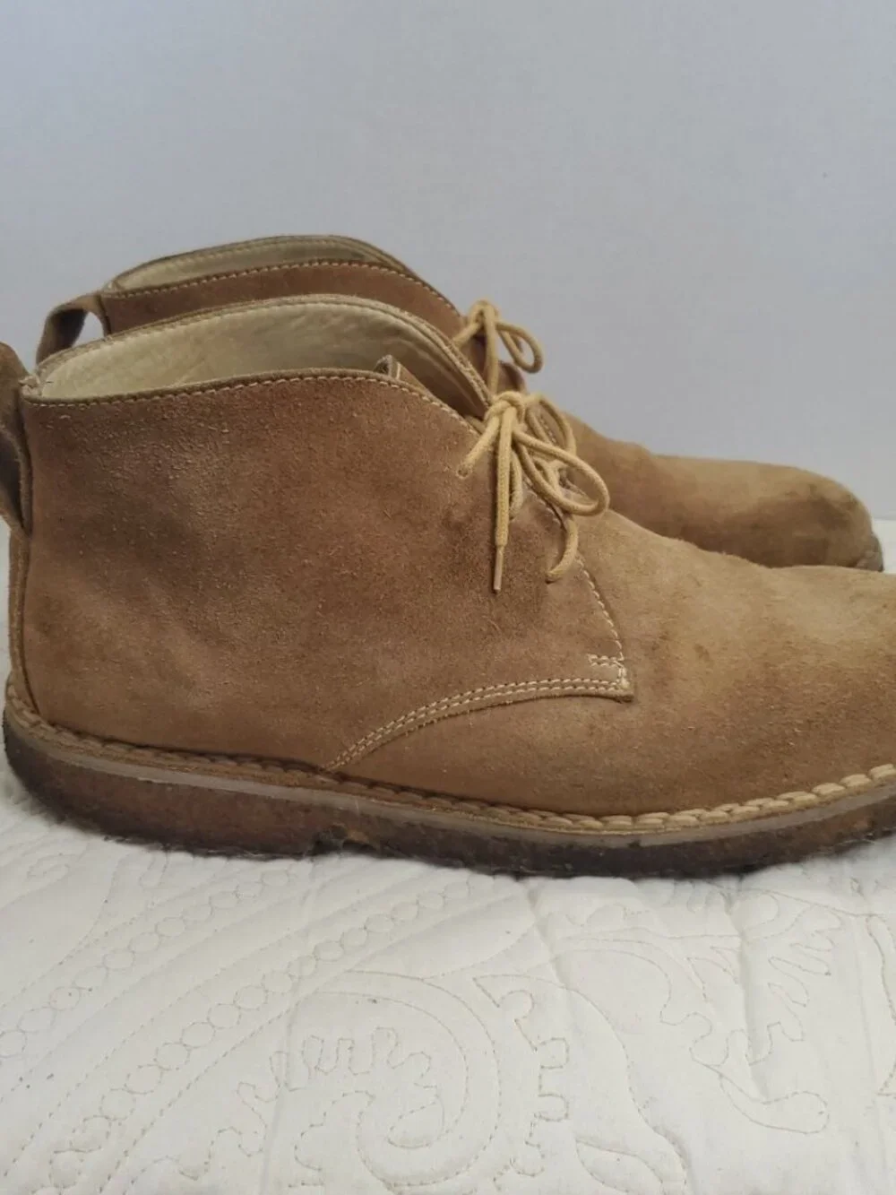 Cabela's Men's Chukka Boot Size 12M Suede Leather Outdoors Cabin Casual Camp